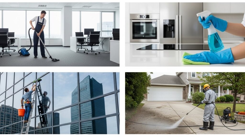 commercial cleaning services types